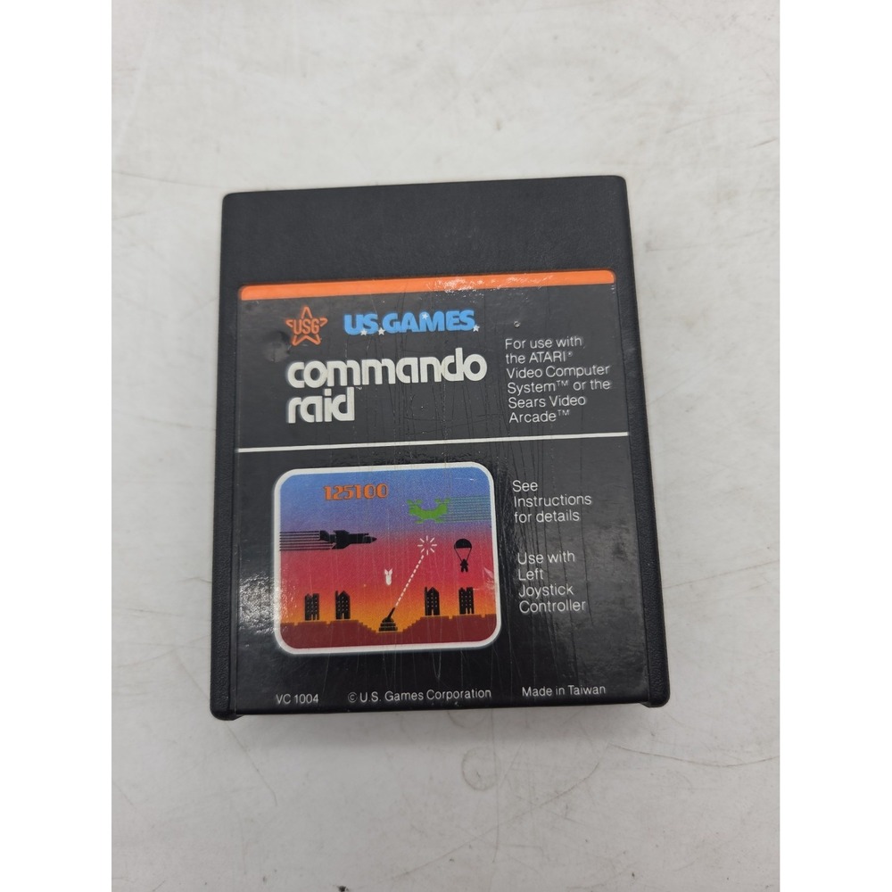 US Games Commando Raid for Atari 2600 Video Computer System/VCS Game Cartridge